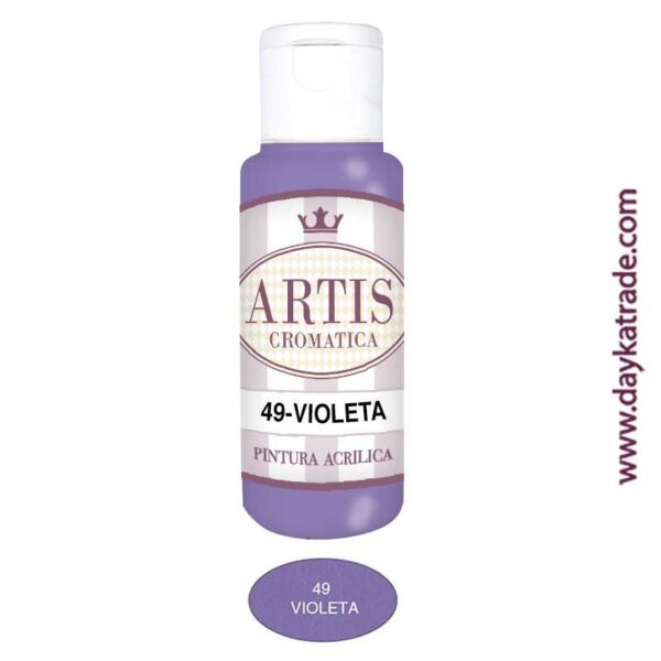 49-Violeta pintura acrílica